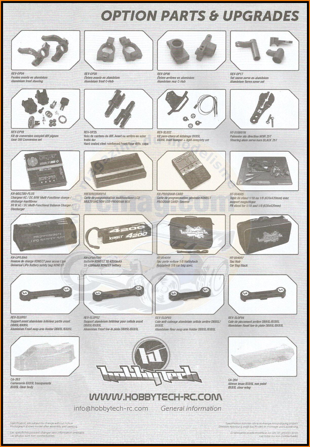 Sac protection batterie lipo Hobbytech Konect KN-LIPO-BAG