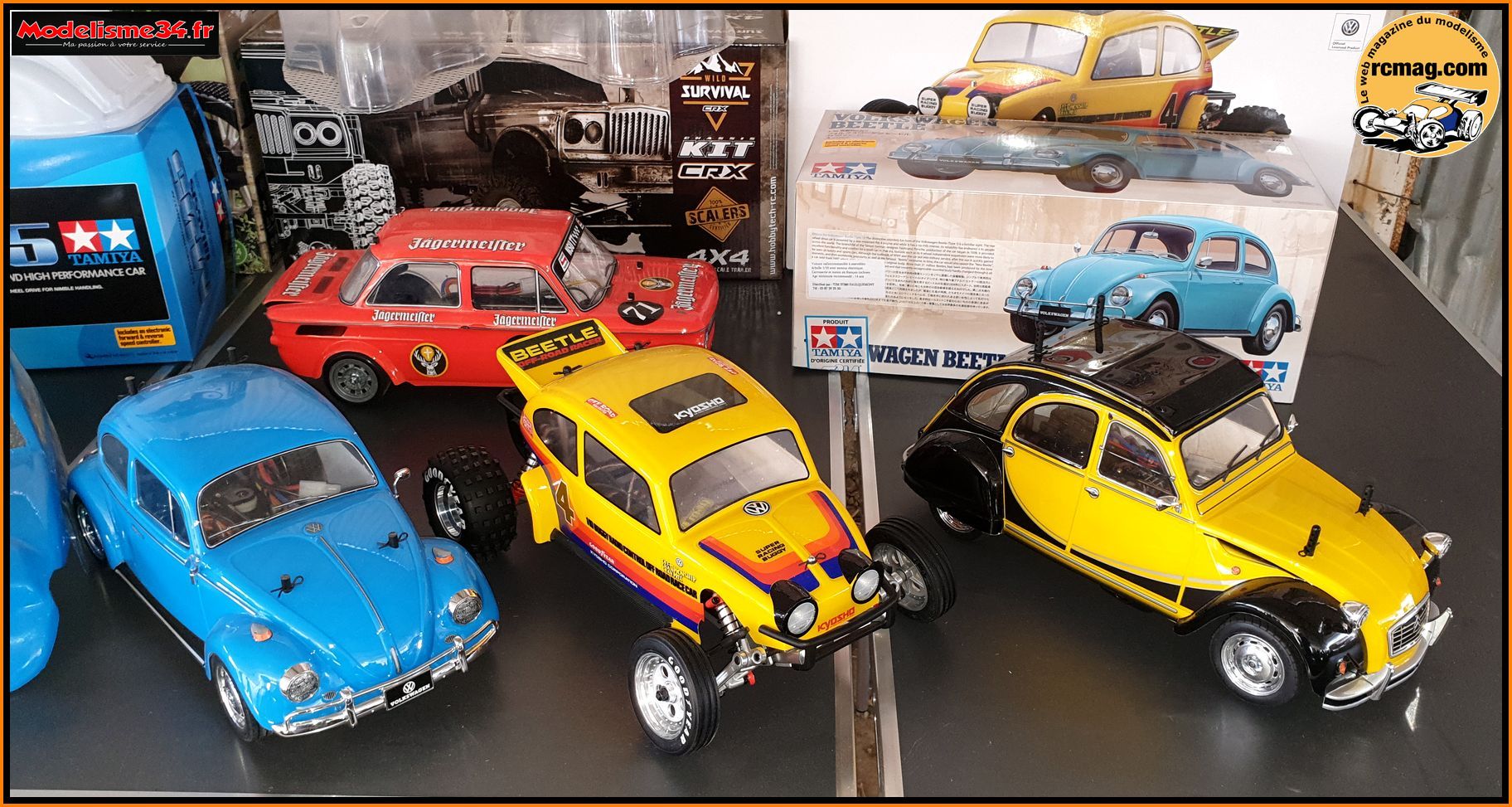 Tamiya Citroën 2CV Charleston / 58655 Kit à monter Voiture