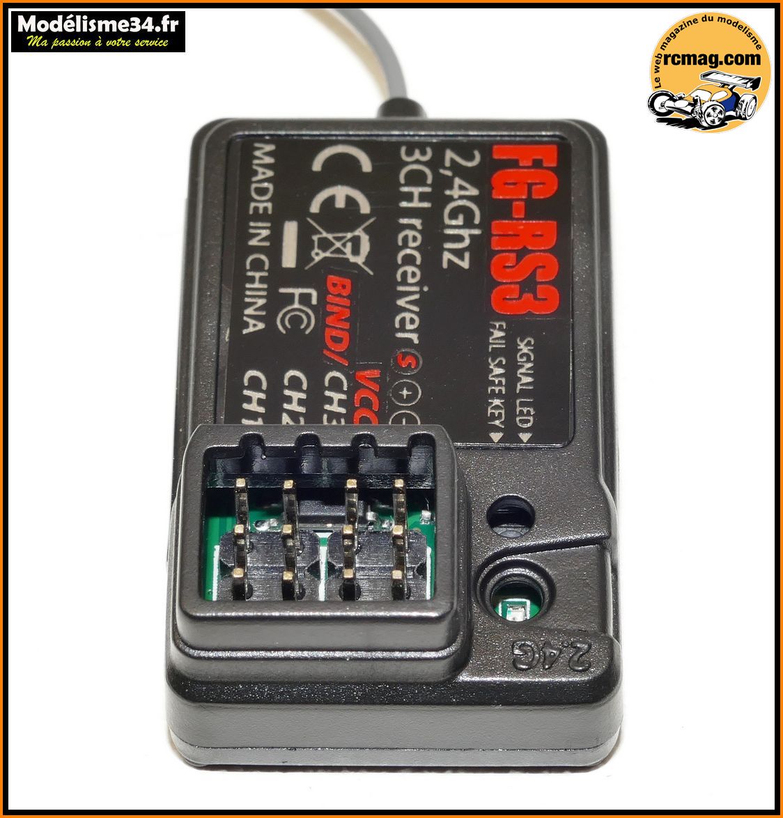 Système Radiocommande RC, Radio FG-RS3, T2M 7573